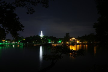 泗洲塔夜景