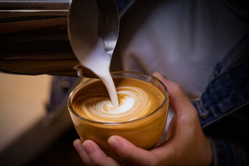 咖啡制作流程咖啡拉花