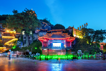 中国镇江西津渡古戏台