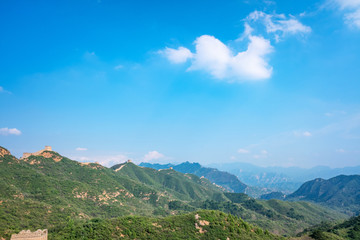 夏天的金山岭长城