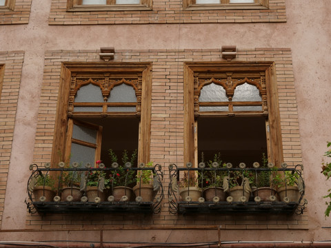 喀什老城房子窗户