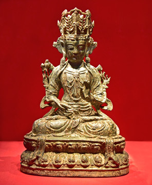 鎏金青铜菩萨像