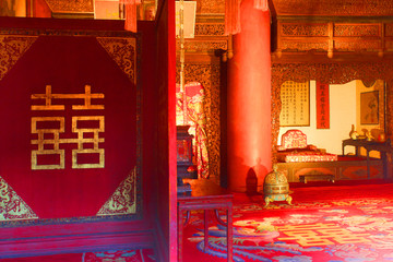 北京故宫寝宫