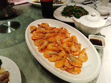 虾 黄虾 龙虾 一碟虾