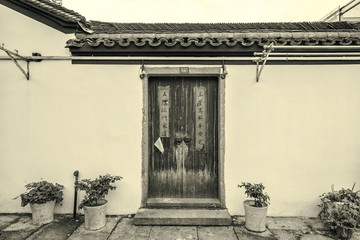 杭州中式建筑大门