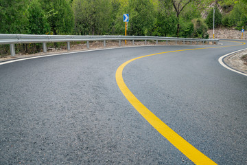 公路路面特写素材