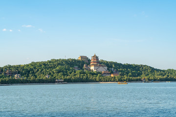 夏日颐和园佛香阁全景