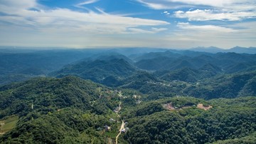 王家坪村航拍