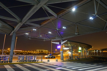 上海虹桥国际机场夜景