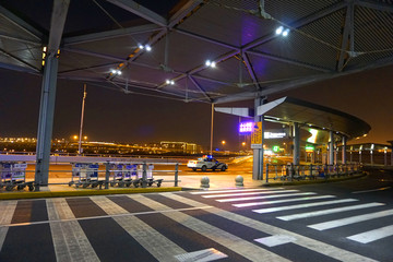 上海虹桥国际机场夜景