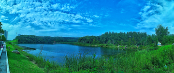 湖畔风景