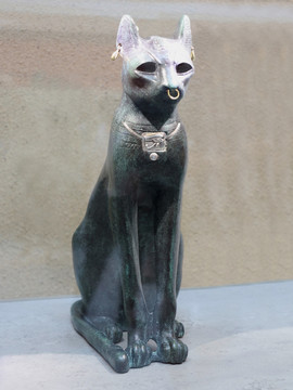 埃及猫雕塑