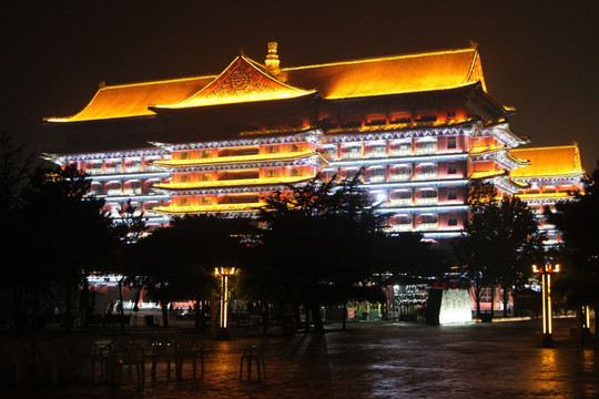 天下第一城夜景