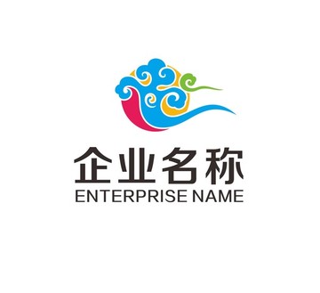 七彩云彩企业logo