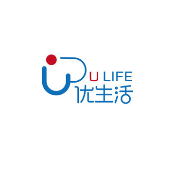 字母U超市商场LOGO标志