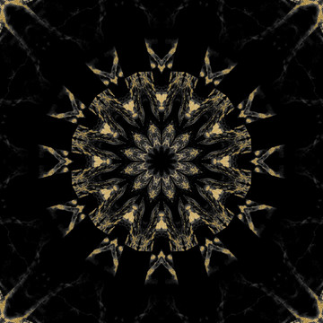 黑金花纹