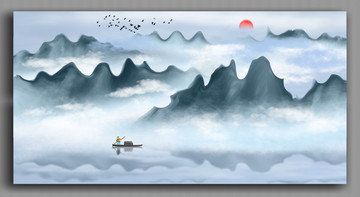 水墨画