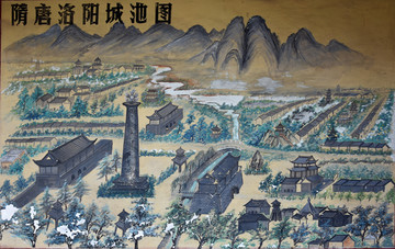 隋唐洛阳城池图
