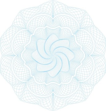 防伪团花兰小花