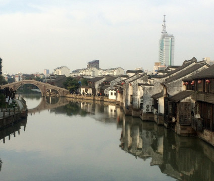水乡城镇嘉兴风光