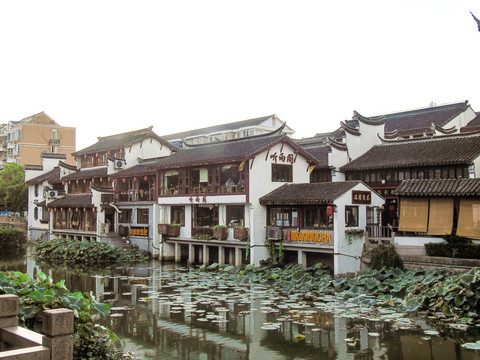 七宝老街江南水乡人文历史摄影图
