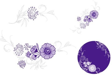 矢量花纹