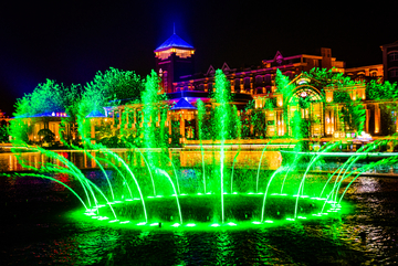 江阴海澜飞马水城之夜