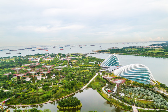 新加坡现代都市风光