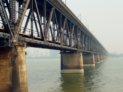 钱塘江大桥近景