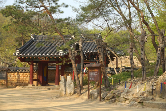 韩国孝子门传统孝道文化