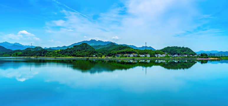 山水风光湖泊美景