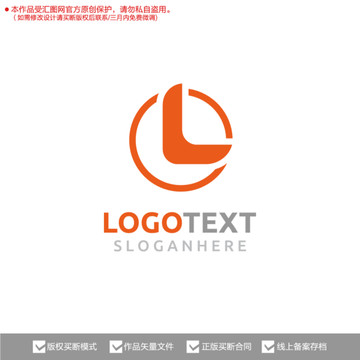 L字母标志logo