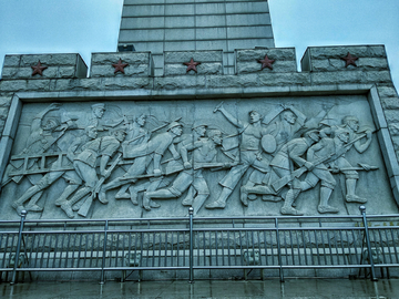 秋收起义纪念碑浮雕