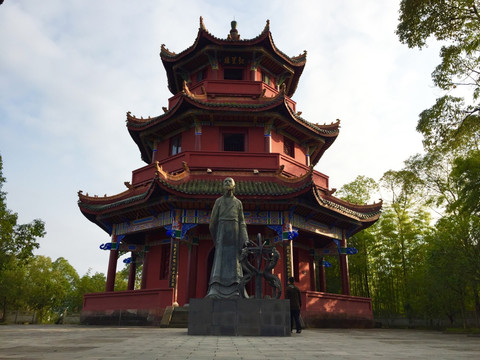 落下闳雕塑