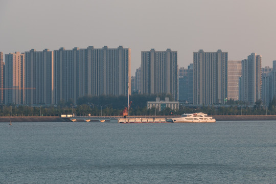 杭州钱塘江码头水上巴士
