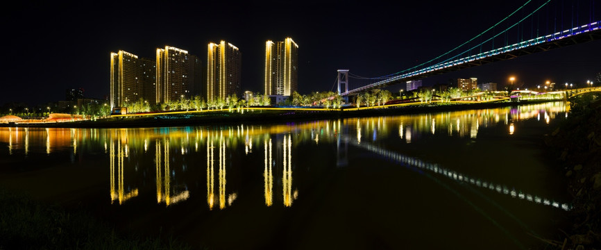 高精度东兴寺夜景