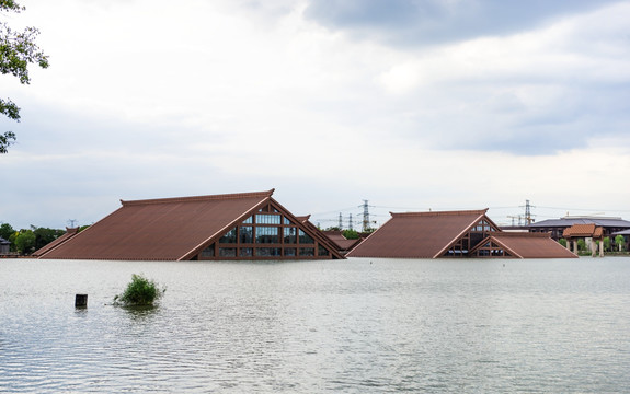 松江广富林水上建筑