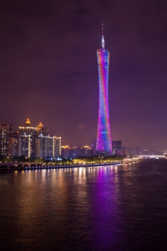 广州新电视塔夜景