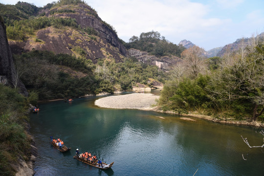 武夷山竹筏漂流