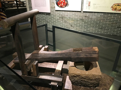 河源博物馆农具展示
