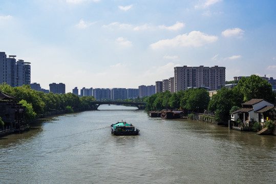 杭州京杭大运河风光