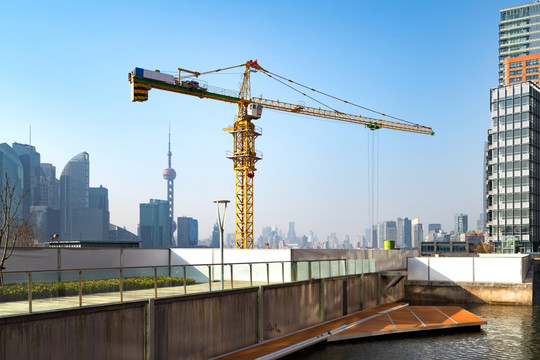 上海浦东建筑工地