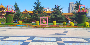 春节花坛