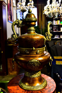 藏式铜壶