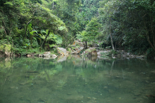 山间泉水