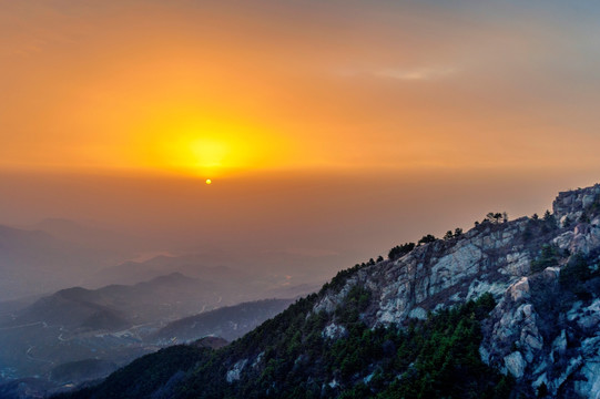 山东泰山日出