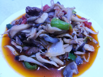 新疆菜炒菌菇
