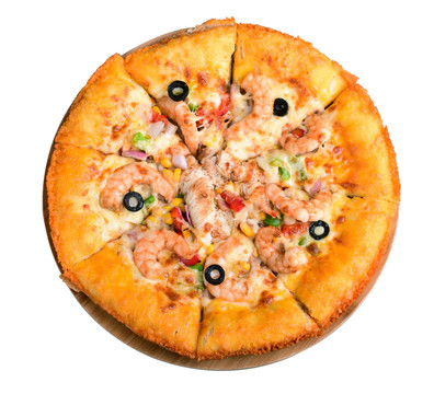 高清海鲜披萨大图