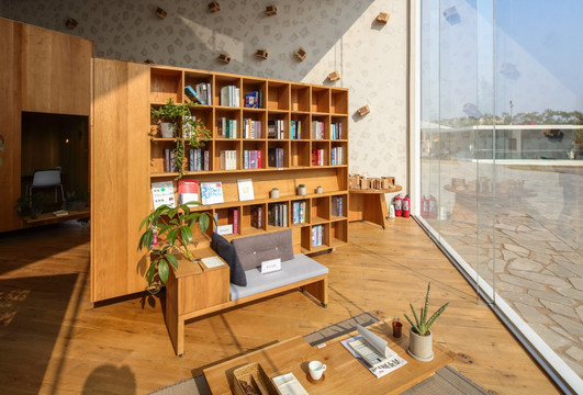 家居设计书房书柜