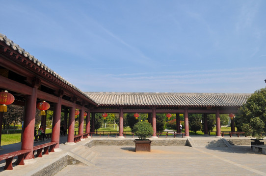 中国古建筑走廊